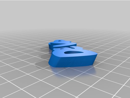 my angepasst iamburny's v2 text schlüsselring schlüsselanhänger by wales 3d print model - Mito3D