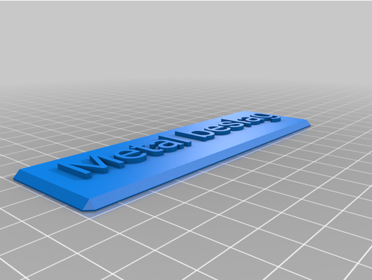 metal meyilli by clausvoko özelleştirilmiş 3d print model - Mito3D