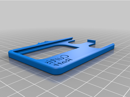 my personalizzato distintivo titolare supporto v3 by becurtis 3d print model - Mito3D