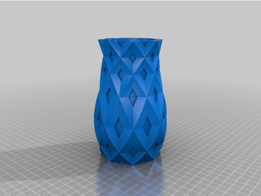 vase by moonztar flower spiral togg twisted design mode 3d print model - Mito3D