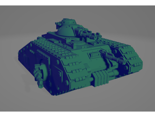 calentador patrón tanque cador recreación by jimmyzimms epic30k epic40k escala épica warhammer40k 3d print model - Mito3D
