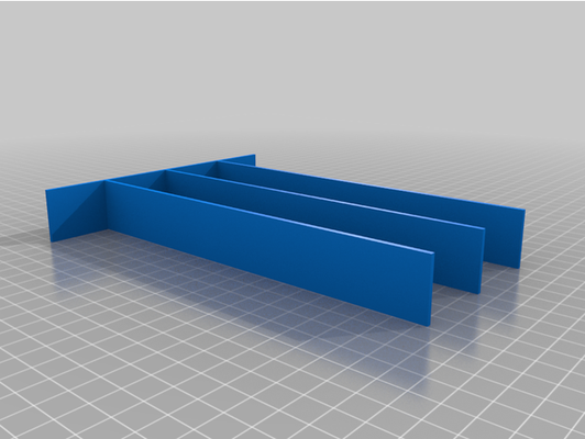drawer divider by reba107 3d print model - Mito3D