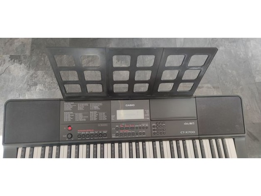 casio ct x700 música descanso ajuste by madbobuk teclado estante soporte 3d print model - Mito3D