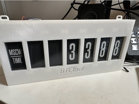 btclock by stampabile 3d print model - Mito3D