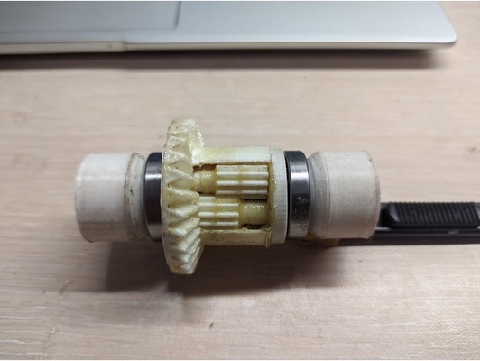 tarmo4 v2 open differential spur gears by ted144 mods diff upgrades 3d print model - Mito3D