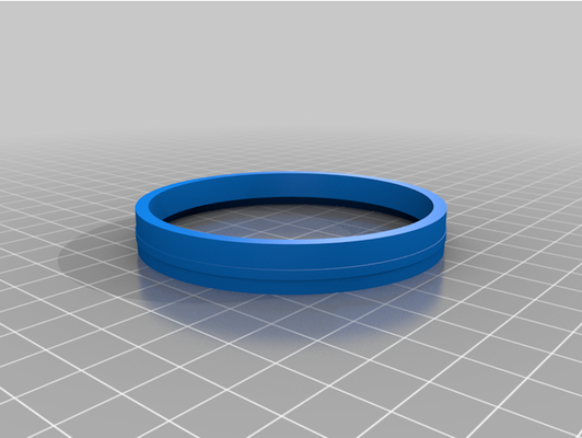 my customized wheel rim mount center ring by henrif 3d print model - Mito3D