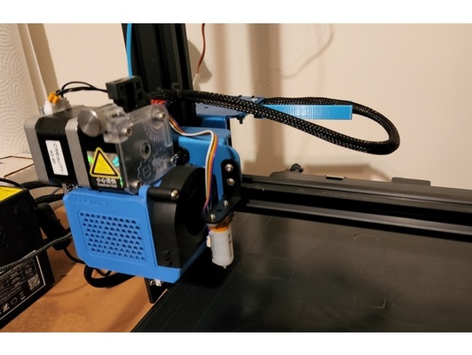 cr-10 v3 hot cable support by rzkp78 3d print model - Mito3D