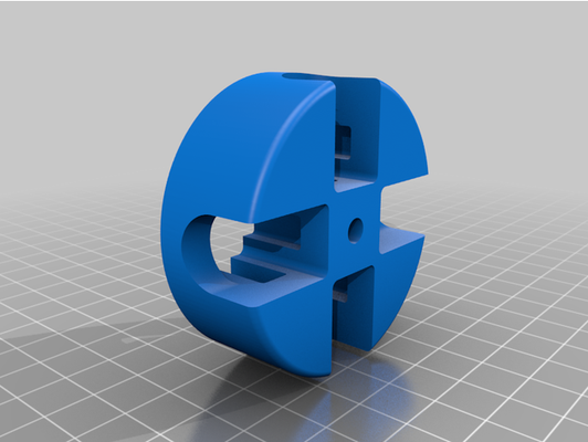 ground blind wall hub by loworange88 3d print model - Mito3D