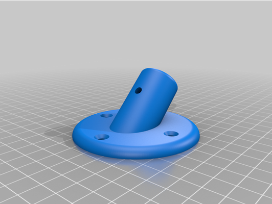 45degree 15mm tubo montar by jcad82 personalizado 3d print model - Mito3D
