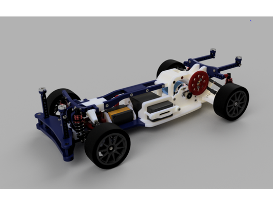 rc voiture châssis by cormangue 3d print model - Mito3D