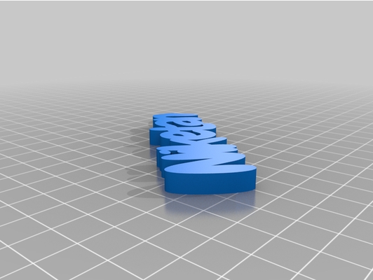 nik schlüssel kette by niketan angepasst 3d print model - Mito3D