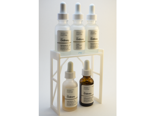 skincare organizer by abdomination bottle cabinet medicine shelf 3d print model - Mito3D