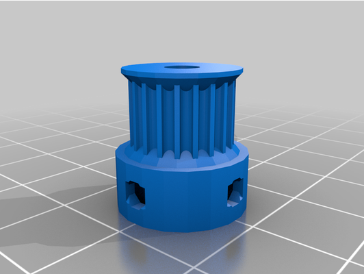 gt2 4mm gear pulley idler by lucax customized 3d print model - Mito3D