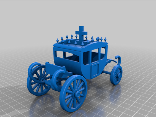 kings coronation carriage by squires01 3dmodel gold king 3d print model - Mito3D