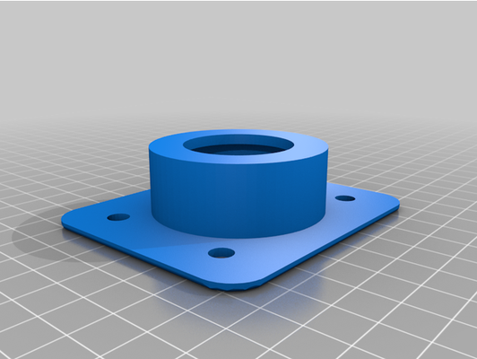 4-pin trailer connecter recessed adapter remix by coconuttmonkey 3d print model - Mito3D
