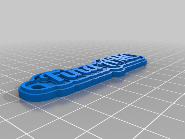 fina amc llavero by kinitobad personalizado 3D print model - Mito3D