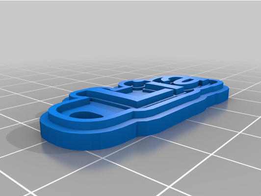 llavero lia by frío personalizado 3d print model - Mito3D