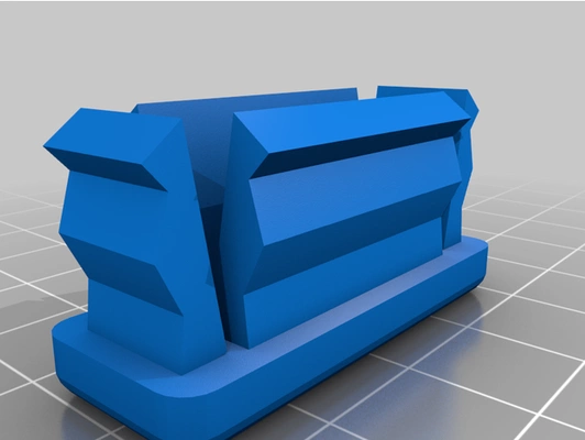 my customized chair foot tube cap by archange227 3d print model - Mito3D