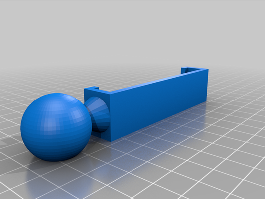 my customized ball joint phone mount tripod by multibox 3d print model - Mito3D