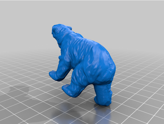 polare orso sea bear by freglin 3d print model - Mito3D