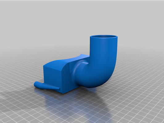 bosch router dust attachment by jpcastellan collector table tools 3d print model - Mito3D