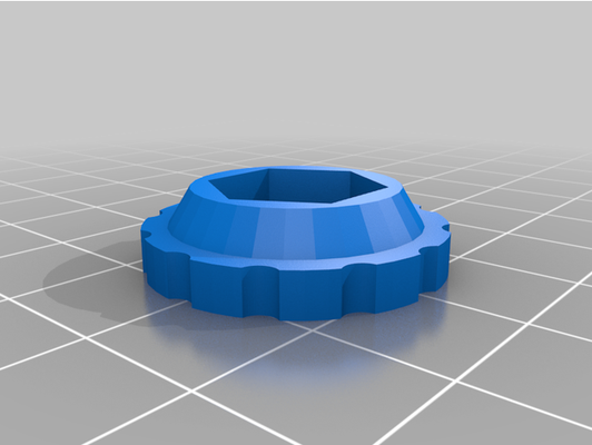 my customized parametric hex bolt foot by thimax 3d print model - Mito3D