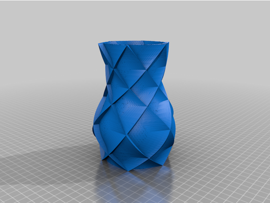 vaso by luaztar flor espiral torcido projeto modo 3d print model - Mito3D