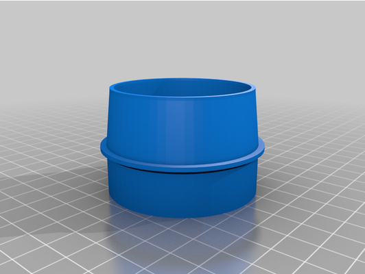 my personalizzato vuoto tubo flessibile adattatore by daniel detto 3d print model - Mito3D