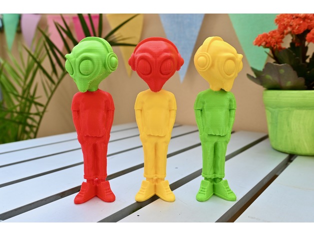 extraterrestre jouet figure touristique by astrojouets extraterrestres astro jouets extra terrestre collectionner figuré musique posable espace ovni xfiles 3D print model - Mito3D