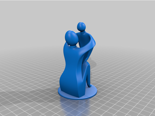 mother's day statue thin base remix by morecheeba 3d print model - Mito3D