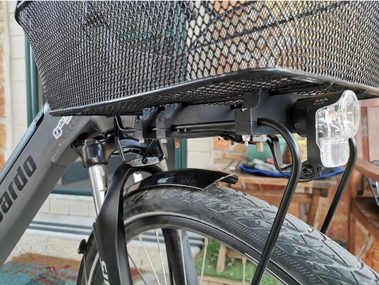 bicicleta estante apoyo cesta by ivanmc3d equipaje portaequipajes 3d print model - Mito3D