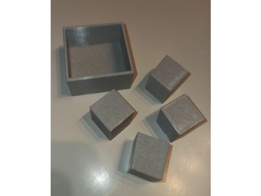 inclinato cubi by wolfi01 libero puzzle spielzeug giocattoli 3d print model - Mito3D
