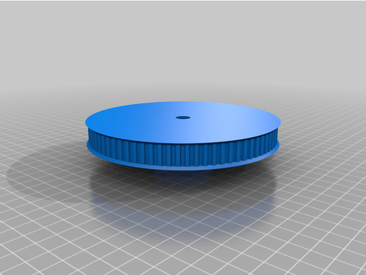 my customized parametric pulley - lots of tooth profiles by riaan199 3d print model - Mito3D