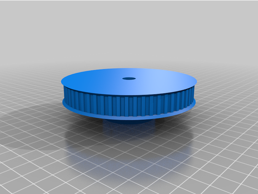 my customized parametric pulley - lots of tooth profiles by riaan199 3d print model - Mito3D