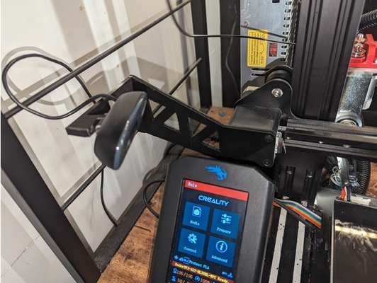 remix ender 3 c270 angled left mount clearance by spleenharvester 3d print model - Mito3D