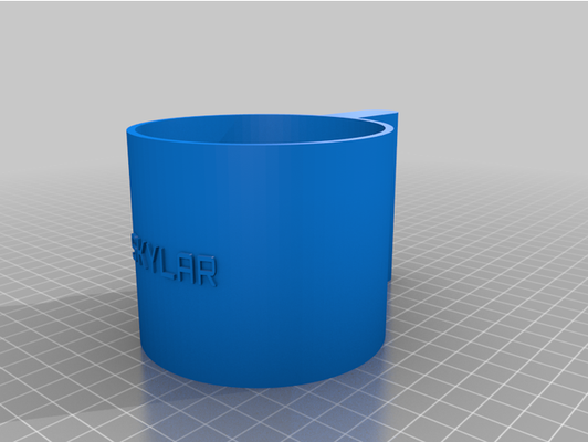 skylar perro comida cucharón 1 3 tazas by eliadavid personalizado 3d print model - Mito3D