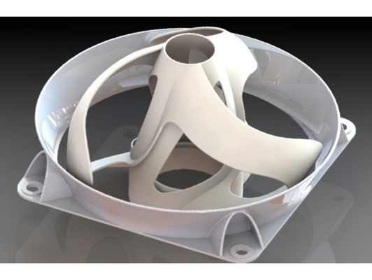 triskelion ventilateur by prot0typ1cal 120mm toroïdal hélice 3d print model - Mito3D