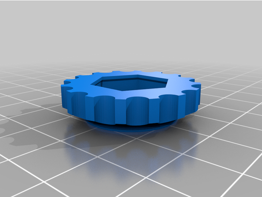 my customized ultimate nut knob generator by iwi88 3d print model - Mito3D