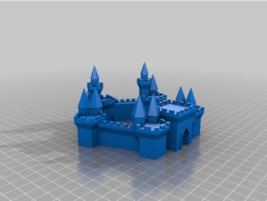 my customized grand castle generator by plutonasa 3d print model - Mito3D