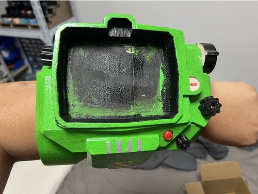 pip boy 3000 marque iv facile impression by 195cn cosplay tomber 3d print model - Mito3D