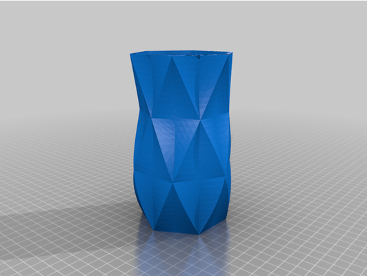 vaso by luaztar flor espiral torcido projeto modo 3d print model - Mito3D