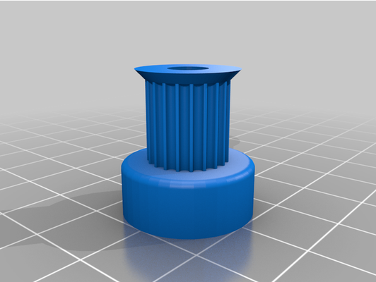 my customized parametric pulley library - customizer optimized by lucax 3d print model - Mito3D