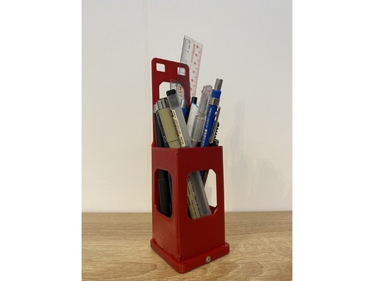 minimalistic compact fast printing pen holder by baolai container desk organizer pencil hol tool 3d print model - Mito3D