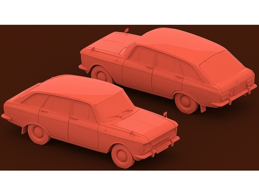 izh 2125 by mère attentionnée voiture automobile kombi москвич échelle modèle véhicule 3d print model - Mito3D