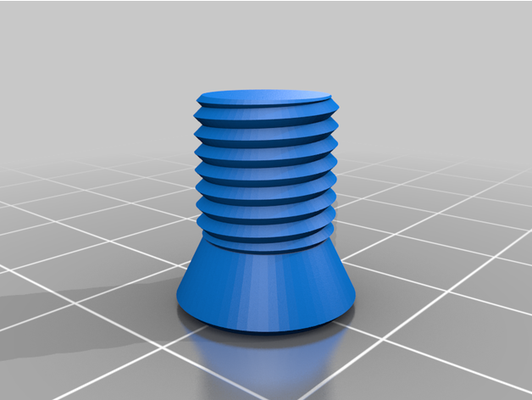 my customized nut job bolt washer threaded rod factory by brainvortex 3d print model - Mito3D