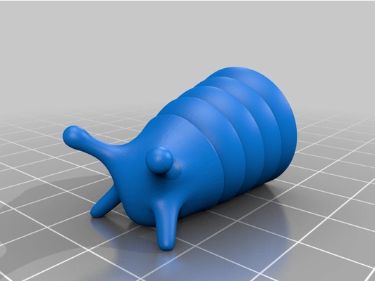 friendly articulating slug - articulation test by tmanning47 3d print model - Mito3D
