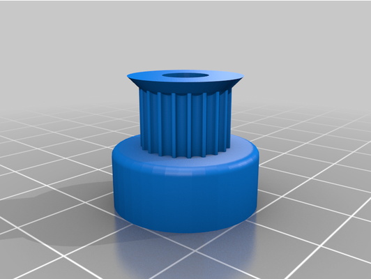 my customized parametric pulley library - customizer optimized by lucax 3d print model - Mito3D