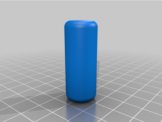 my customized rounded cylinder2 by darkburrito 3d print model - Mito3D