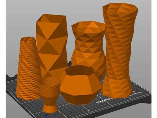 parametric vase generator cutomize by mrstump customizable customizer mode 3d print model - Mito3D