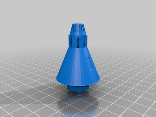 lionel space capsule by damianb2 train 3d print model - Mito3D